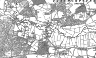 Old Map of Eversley, 1909 - 1912
