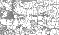 Old Map of Eversley Centre, 1909 - 1912
