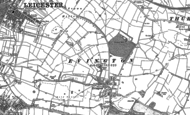 Old Map of Evington, 1884 - 1885