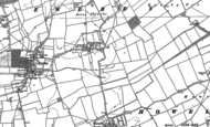 Old Map of Ewerby Thorpe, 1887