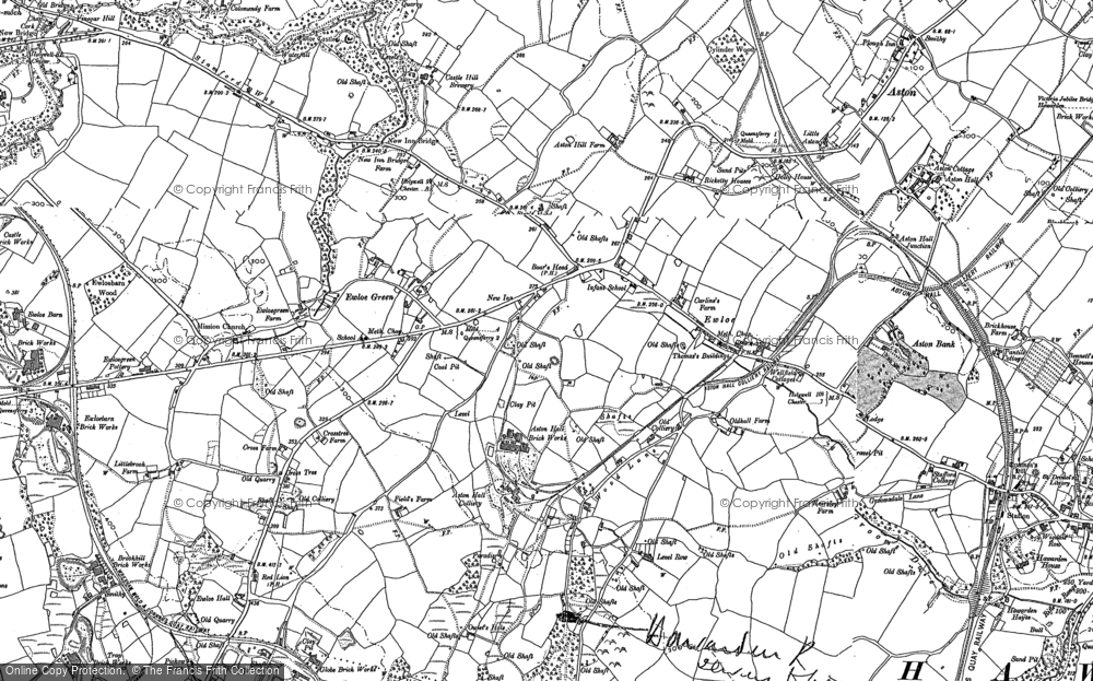 Old Map of Ewloe, 1898 - 1910 in 1898