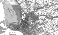 Old Map of Exmouth, 1888 - 1904