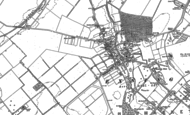 Old Map of Exning, 1884 - 1901