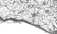 Old Map of Eype's Mouth, 1901