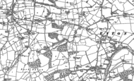 Old Map of Eyton, 1909