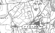 Old Map of Faccombe, 1909