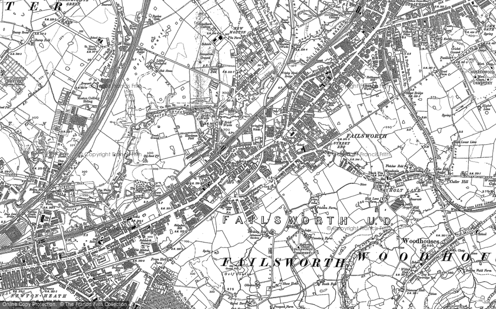 Old Map of Failsworth, 1891 - 1906 in 1891