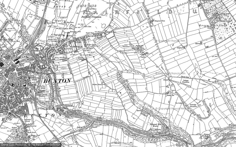 Old Map of Historic Map covering Tim Lodge in 1879
