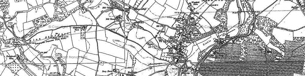 Old map of Fairfield in 1883