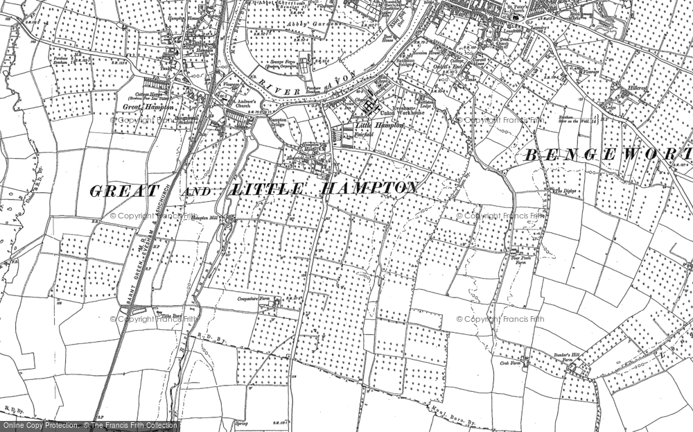 Old Map of Fairfield, 1884 in 1884