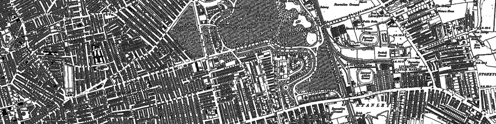 Old map of Fairfield in 1906
