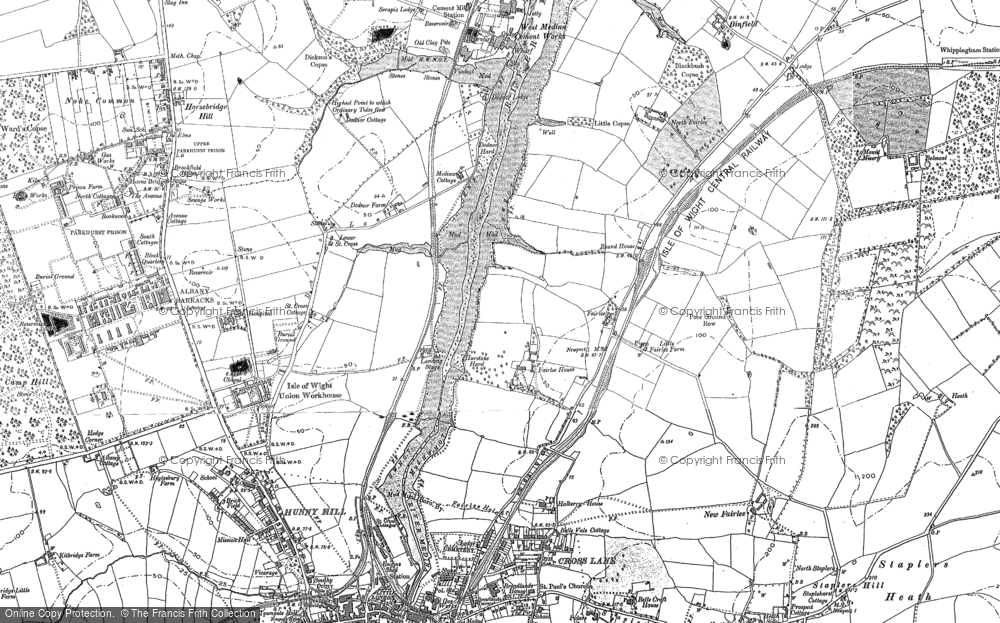Old Map of Fairlee, 1896 in 1896