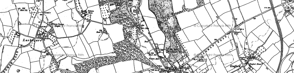 Old map of Fairmile in 1887