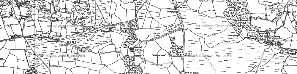 Old map of Fairwood in 1896