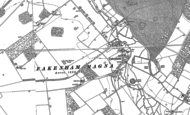 Old Map of Fakenham Magna, 1882
