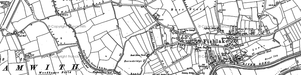 Old map of Far Bank in 1891
