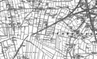 Old Map of Farington Moss, 1892 - 1893