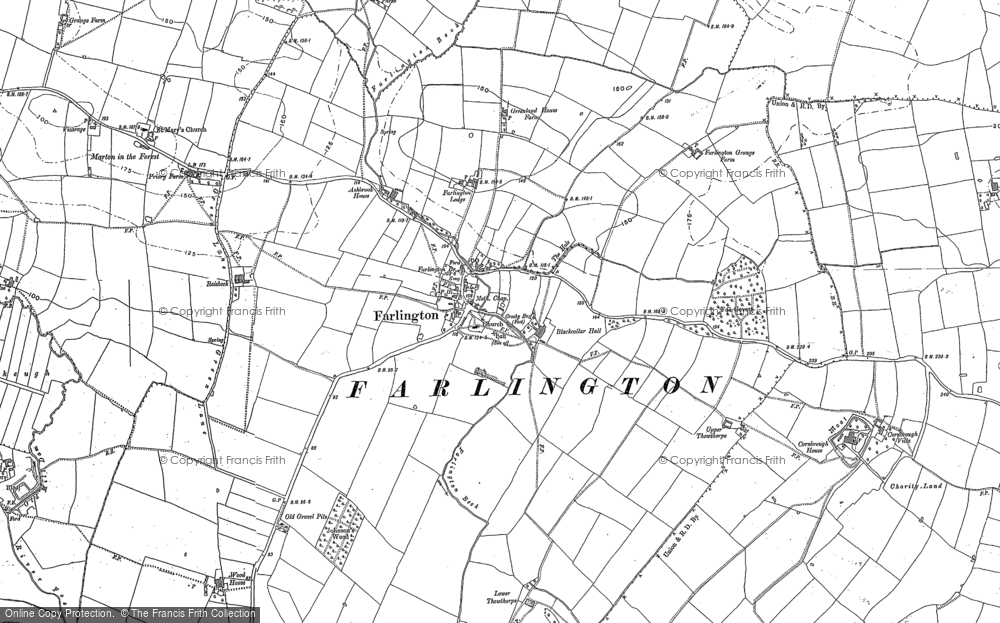 Old Map of Farlington, 1888 - 1891 in 1888
