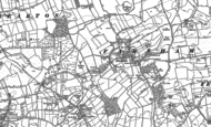 Old Map of Farnham, 1849 - 1892