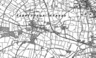 Old Map of Farrington Gurney, 1884