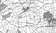 Old Map of Farthingstone, 1883