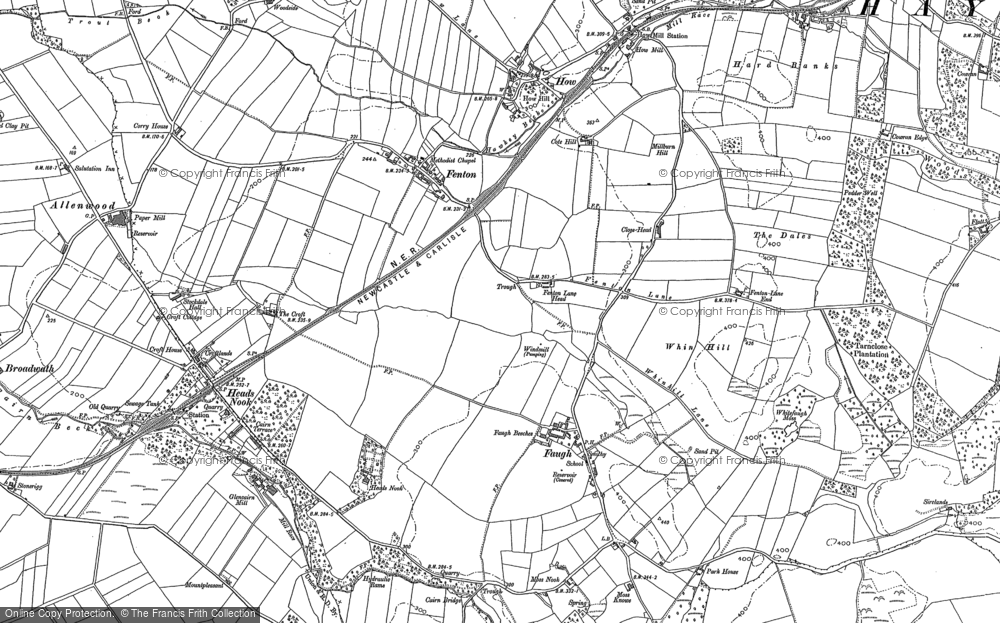 Old Map of Faugh, 1898 - 1899 in 1898