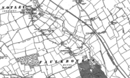 Old Map of Faulkbourne, 1896