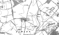 Old Map of Fawley, 1898