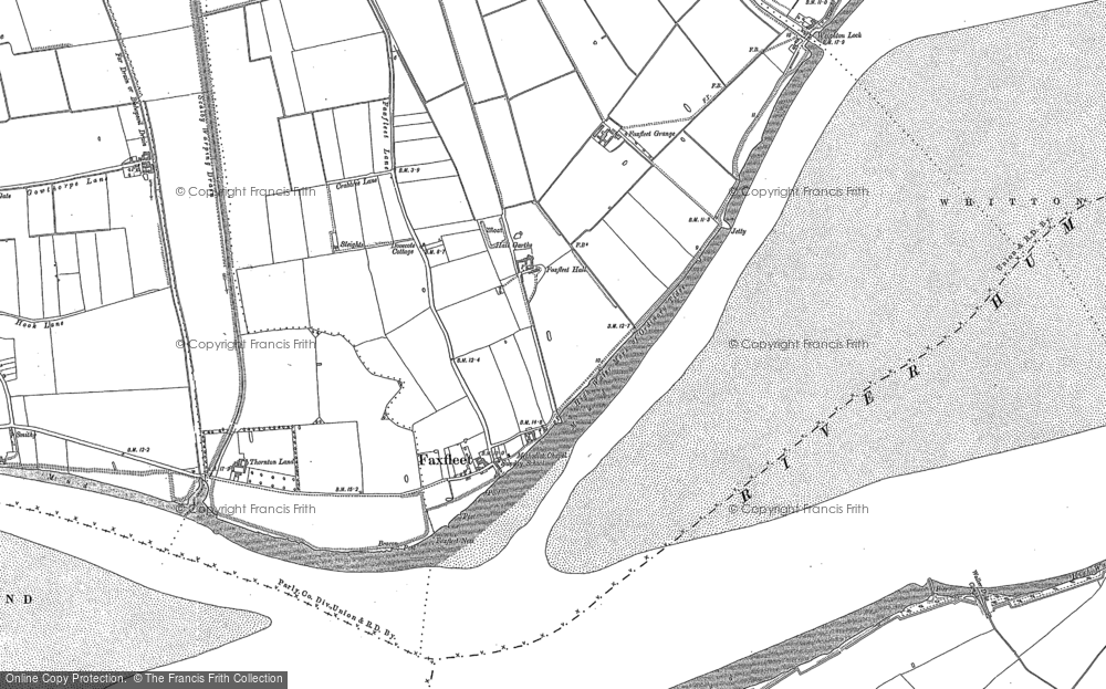 Old Map of Faxfleet, 1888 in 1888