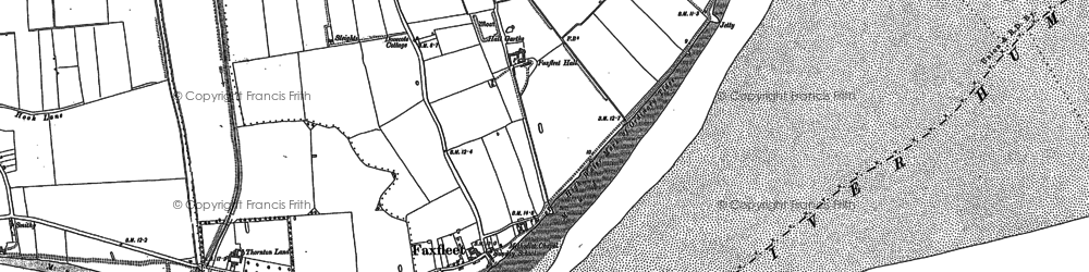 Old map of Faxfleet in 1888