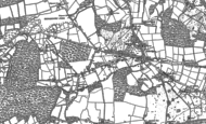 Old Map of Felbridge, 1910