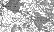 Old Map of Felindre, 1887