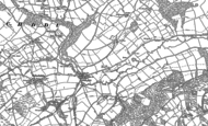 Old Map of Felinfach, 1886 - 1887