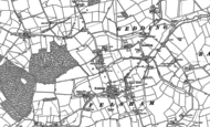Old Map of Felsham, 1884