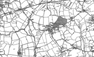 Old Map of Felsted, 1886 - 1896