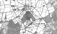 Old Map of Felthorpe, 1882