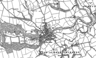 Old Map of Felton, 1896