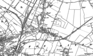 Old Map of Fen Ditton, 1886