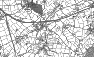 Old Map of Fenny Bridges, 1887