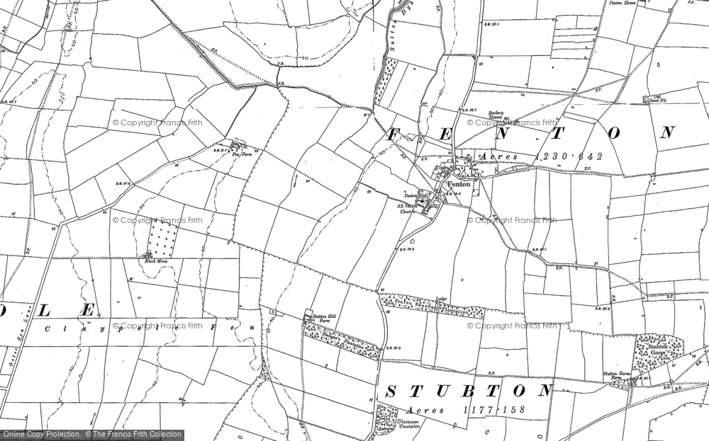 Old Map of Fenton, 1886 - 1904 in 1886