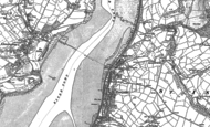 Old Map of Ferryside, 1887 - 1905