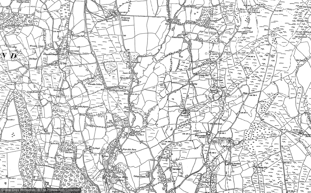 Old Map of Fforest Gôch, 1897 in 1897