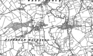 Old Map of Fifehead Magdalen, 1900 - 1901
