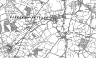 Old Map of Fifehead Neville, 1886