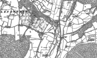 Old Map of Finchdean, 1910