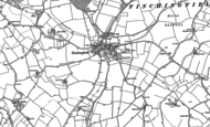 Old Map of Finchingfield, 1896