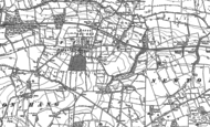 Old Map of Finghall, 1891