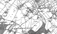 Old Map of Finglesham, 1872 - 1897