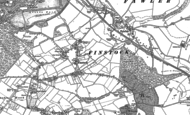 Old Map of Finstock, 1898