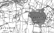 Old Map of Firle, 1898